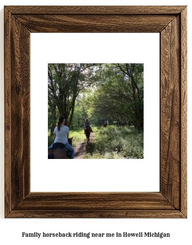 family horseback riding near me in Howell, Michigan